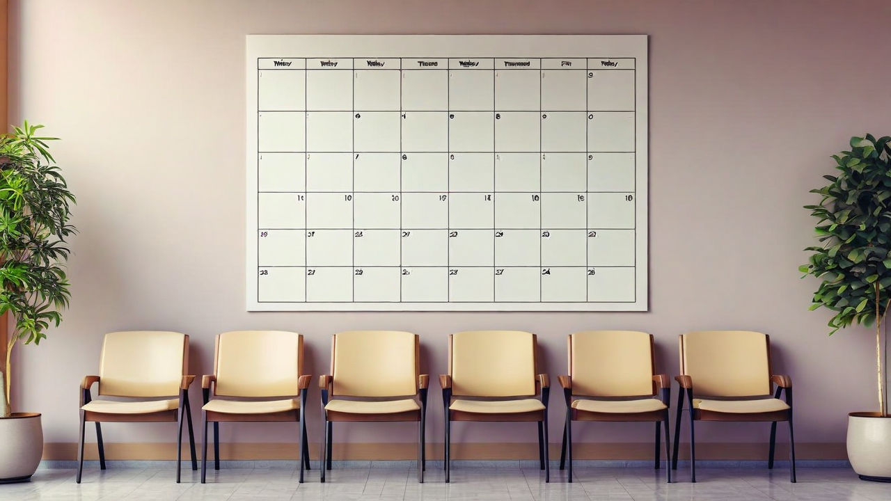 Article Header Image — — Waiting room, abstract calendar
